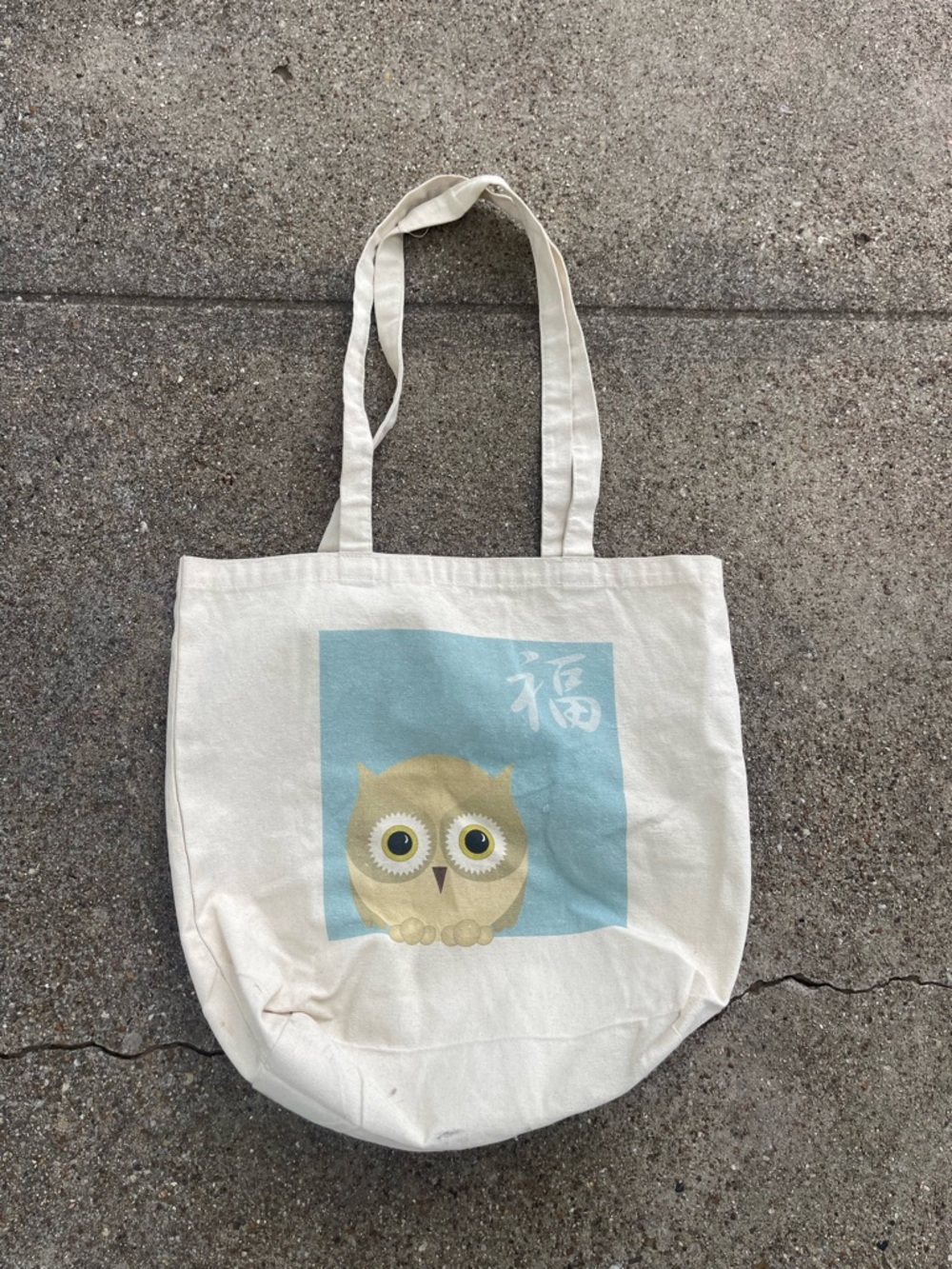 Owl Canvas Tote Bag